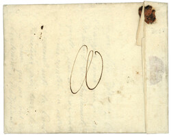 An 8 P.95.P MAESTRICHT + griffe CHARGE sur lettre avec texte pour ...