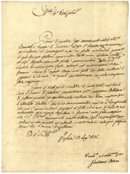 1805 106 VOGHERA sur lettre ave texte pour ALEXANDRIE. Superbe