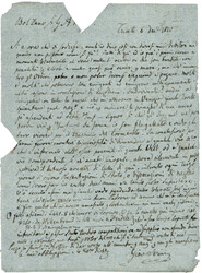 ILLYRIE : 1810 P.P. TRIESTE ILLYRIE rouge sur lettre avec texte pour ...