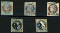 2565030: Francia Emisión Cérès Dentelé - Bulk lot