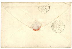WOOSUNG - Paquebot IMPERATRICE EUGENIE : 1861 40c (n°16) TTB margé ...