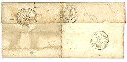CHINE - Bureau A : 1861 CORPS EXP. CHINE Bau A + Taxe 5 sur lettre ...
