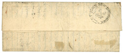 Destination NEW BRUNSWICK : 1867 80c (n°24) sur lettre de PARIS pour ...