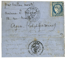 2565023: France Emission Siège de Paris 1870-71