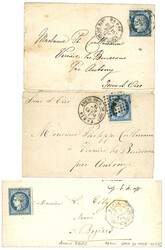 2565030: France émission Cérès Dentelé - Cancellations and seals