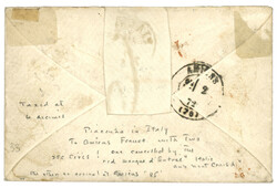 "25c CERES utilisé à PIACENZA (ITALIE)" : 1872 25c (n°60) x2 + ...