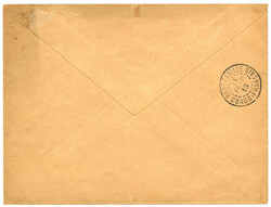 1913 FRANCE timbre F.M. 10c canc. IMPFONDO CONGO FRANCAIS sur env. ...