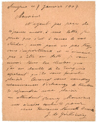 25c SEMEUSE utilisé à SMYRNE : 1907 ENTIER LEVANT 1p s/25c + FRANCE ...