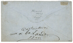 TAXES : 1878 30c TAXE TTB margé obl. TOULOUSE sur enveloppe ...