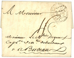 1768 COLONIES PAR LA FLOTTE sur lettre avec texte daté "ST MARC" ...
