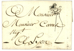 1771 B/COLONIES cinté sur lettre avec texte du CAP (HAITI) pour LYON ...