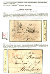 PURIFIEE : 1831 4 lettres rares PURIFIEES en provenance de VECHTA ...