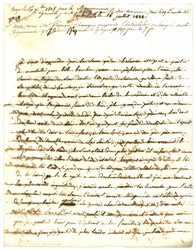 "Destination STE MARIE DE MADAGASCAR acheminé via MARSEILLE " : 1828 ...