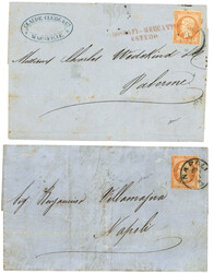 2565020: France Empire dentelé 1862 - Covers bulk lot