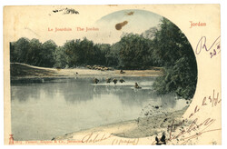 JERUSALEM : 1902 FRANCE 5c SAGE obl. JERUSALEM PALESTINE + 10c TAXE ...