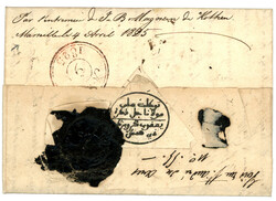 TRIPOLI DE BARBARIE - PRECURSEUR : 1825 12 MARSEILLE sur lettre avec ...