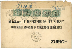 2610: Correos de Francia en China