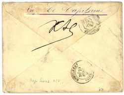 DIEGO-SUAREZ : 1890 Provisoire 15 s/ 25c (n°5) obl. CORR. D' ARMEES ...