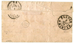 GUADELOUPE - Losange GPE : 1872 CG 40c CERES bande de 3 (pd) obl. ...