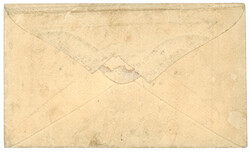 1865 CORR. D' ARMEES SAIGON bleu + Taxe 30 D.T. sur enveloppe pour ...