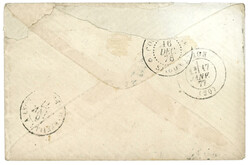 VINH-LONG : 1876 CG 40c CERES (n°13) pd obl. CCH + COCHINCHINE ...