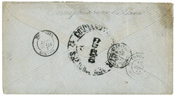 HANOI : 1879 CG 15c CERES (pd) obl. CORR. D' ARMEES HA-NOI + COL. FR. ...