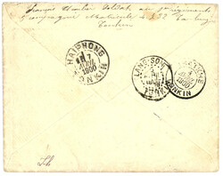 TA-LUNG : 1900 TA-LUNG TONKIN + POSTE DE TA-LUNG bleu + Gd cachet ...