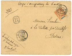 BAO-LAC : 1900 40c obl. BAO-LAC TONKIN sur lettre RECOM. pour la ...