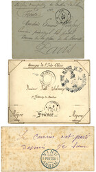 2705: French Indochina Post Offices - Covers bulk lot