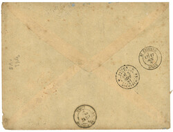 CAMBODGE : 1881 CG 25 SAGE TB margé obl. CAMBODGE PNUM-PENH sur ...