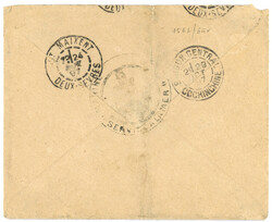 CAMBODGE : 1897 CANTHO COCHINCHINE + "CORPS D' OCCUPATION DU ...