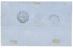 INDE - Cachet à date sur 80c AIGLE : 1867 80c AIGLE TTB margé obl. ...