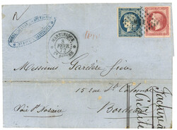 MARTINIQUE : 1872 CG 80c EMPIRE (n°10) TTB margé + 20c CERES ...