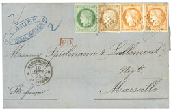 MARTINIQUE : 1875 CG CERES 5c (n°17) 15c (n°22)+ Paire 40c (n°13) ...
