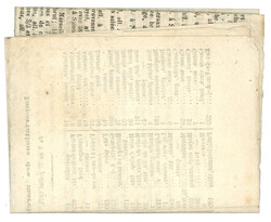 MARTINIQUE - Tarif IMPRIME à 12c : 1875 CG CERES Paire 1c + Paire 5c ...