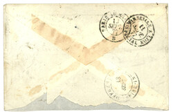 YOKOHAMA : 1877 40c CERES (no38) obl. YOKOHAMA Bau FRANCAIS sur ...