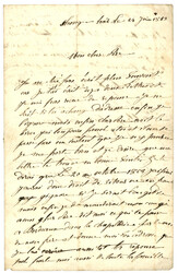 1863 CORR. D' ARMEES INDOCHINE + Taxe 30 sur lettre avec texte ...