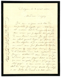 INDOCHINE - BOITE MOBILE de SAIGON - LIGNE N : 1870 20c AIGLE (x3) ...