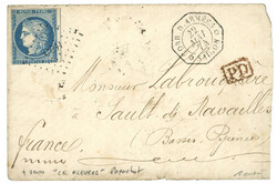 INDOCHINE - SERVICE A LA MER - "LE FLEURUS" : 1874 CG 25c (pd) obl. ...
