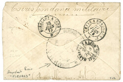 INDOCHINE - SERVICE A LA MER - "LE FLEURUS" : 1874 CG 25c (pd) obl. ...