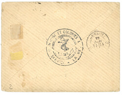 TONKIN - navire militaire SCHAMAK : 1884 CORR. DES ARMEES + CORPS EXP ...