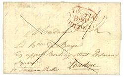 MARTINIQUE - POSTE ANGLAISE : 1813 Cachet encadré MARTINIQUE apposé ...