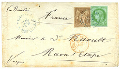 NOSSI-BE - PRECURSEUR : 1879 CG 5c CERES + 30c SAGE, TB margés obl. ...