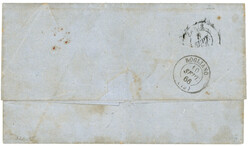 DANISH WEST INDIES - French P.O. : 1866 ST THOMAS PAQ. FR. B No1 + ...