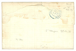 DANISH WEST INDIES - French P.O. : 1879 FRANCE 35c canc. ST THOMAS ...