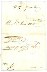 GREAT BRITAIN to TORTOLA via British packet agent MARTINIQUE : 1810 ...