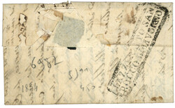 GREECE - PRAIOS : 1834 DISINFECTED entire letter datelined "PRAIOS" ...