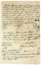 GREECE - PRAIOS : 1834 DISINFECTED entire letter datelined "PRAIOS" ...