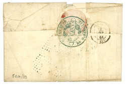 GREECE : 1861 2l + 10l + 40l + 80l canc. 1 on cover from MARSEILLEto ...