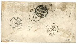 GREECE to SWITZERLAND : 1870 10l + 20l + 40l canc. 106 + KERKYRA + ...